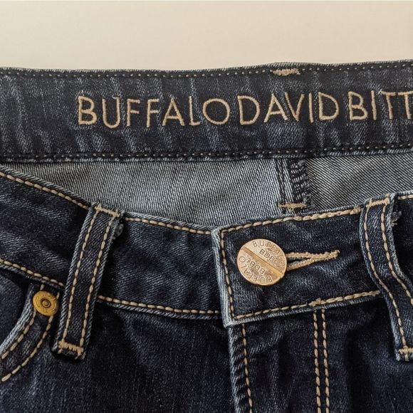 Buffalo David Bitton Skinny Blue Jeans W28 - Picture 6 of 7